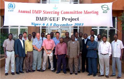 Group photo, first DMP Steering Committee, Niamey 2003